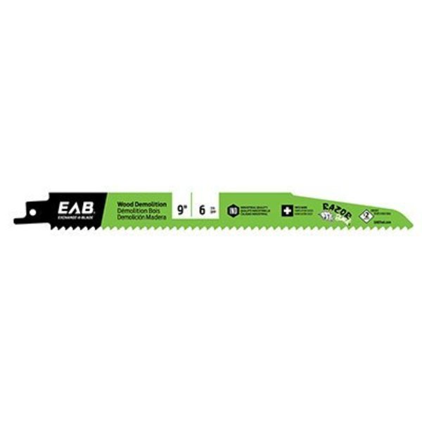 Eab Tool Usa 9x6T Razor Recip Blade 11711442